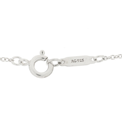 Tiffany Sterling Silver Mini Heart Key Pendant Necklace 5 of 5