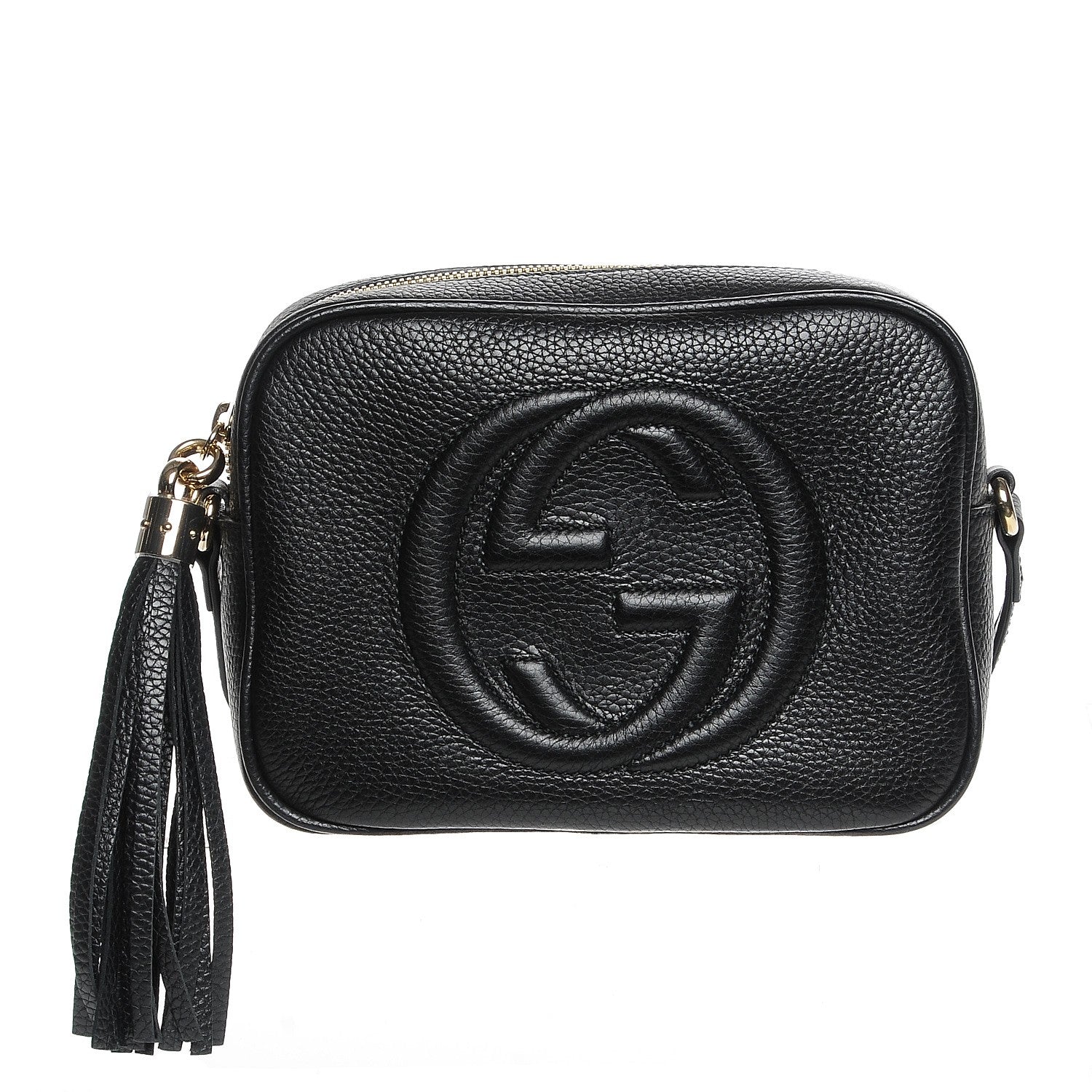 Gucci Pebbled Calfskin Small Soho Disco Bag Black 1 of 7