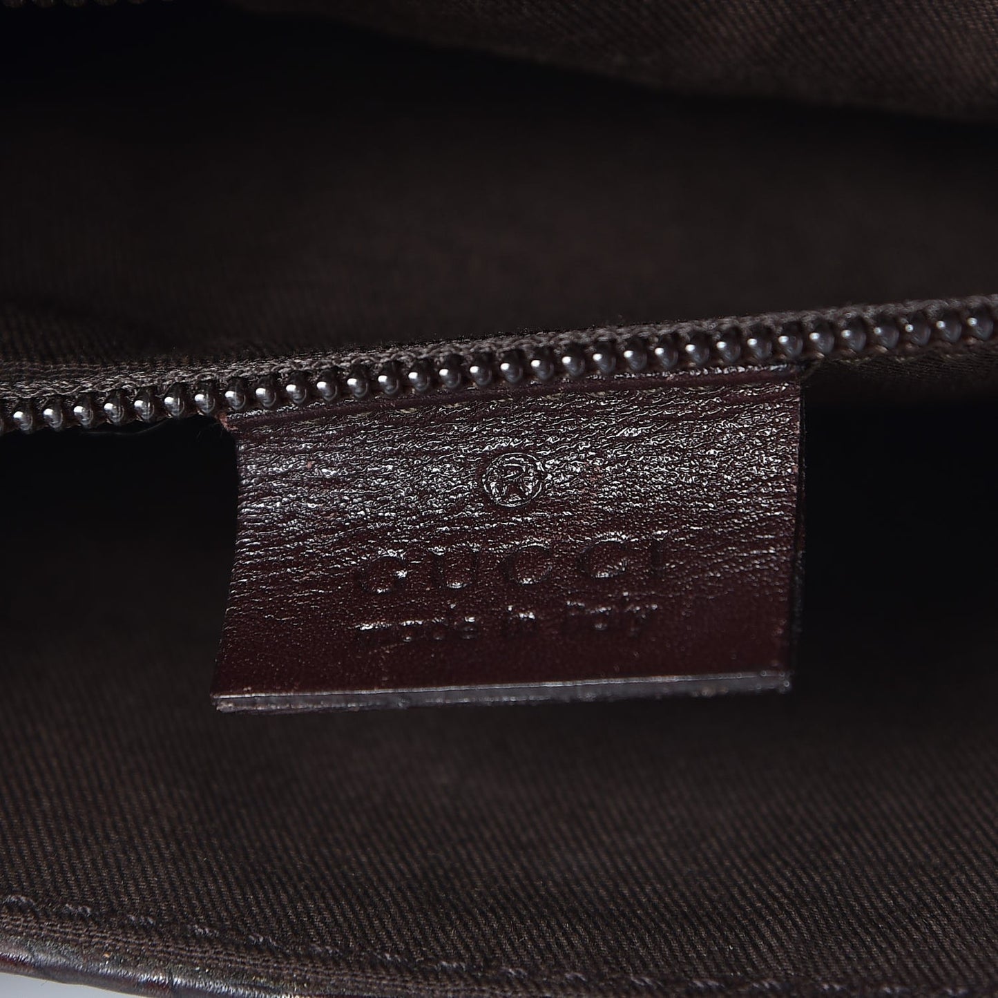 Guccissima Flap Messenger Bag Dark Brown