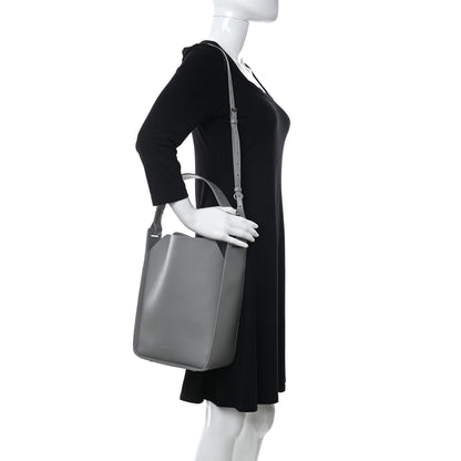 Balenciaga Calfskin Logo Embossed Small Tool 2.0 North-South Tote Balenciaga Grey 2 of 11