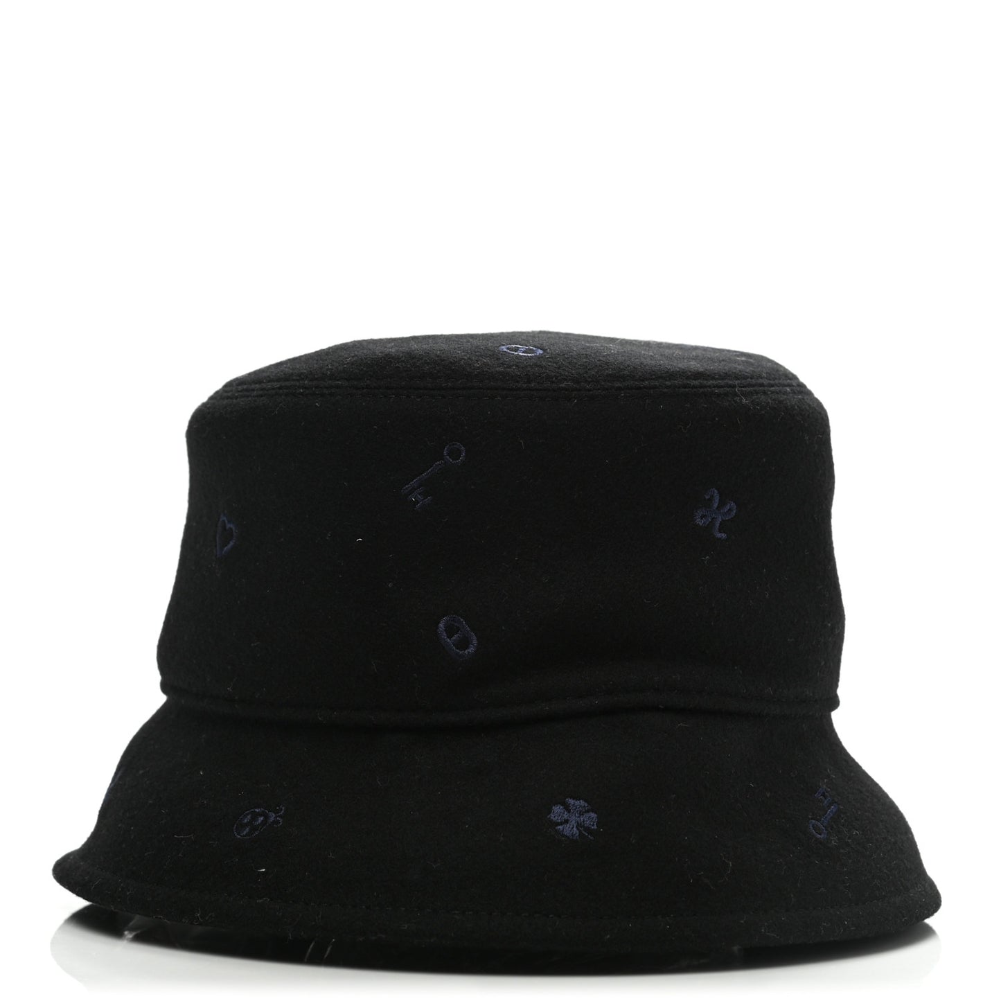 Cashmere Debbie Charms Bucket Hat 58 Black