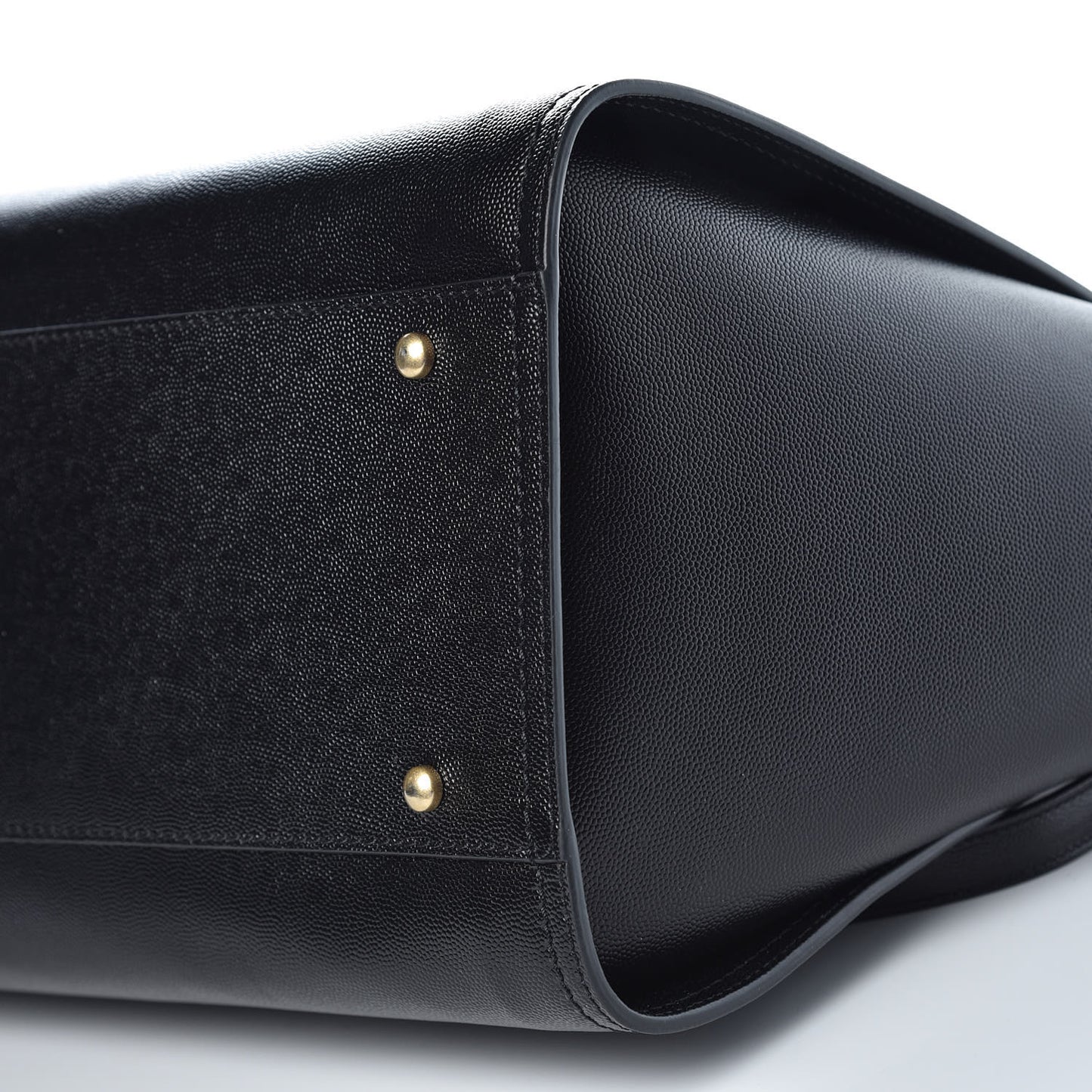 Caviar Medium Studded Deauville Tote Black