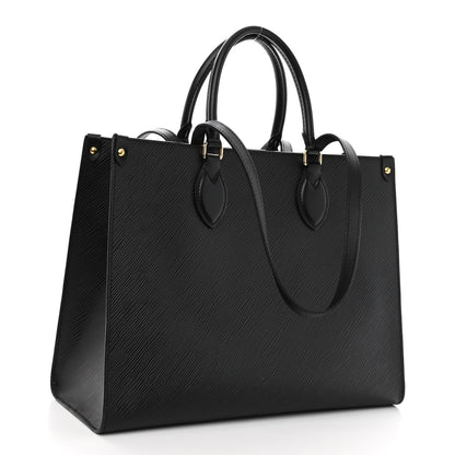 Louis Vuitton Epi Onthego MM Black 3 of 9