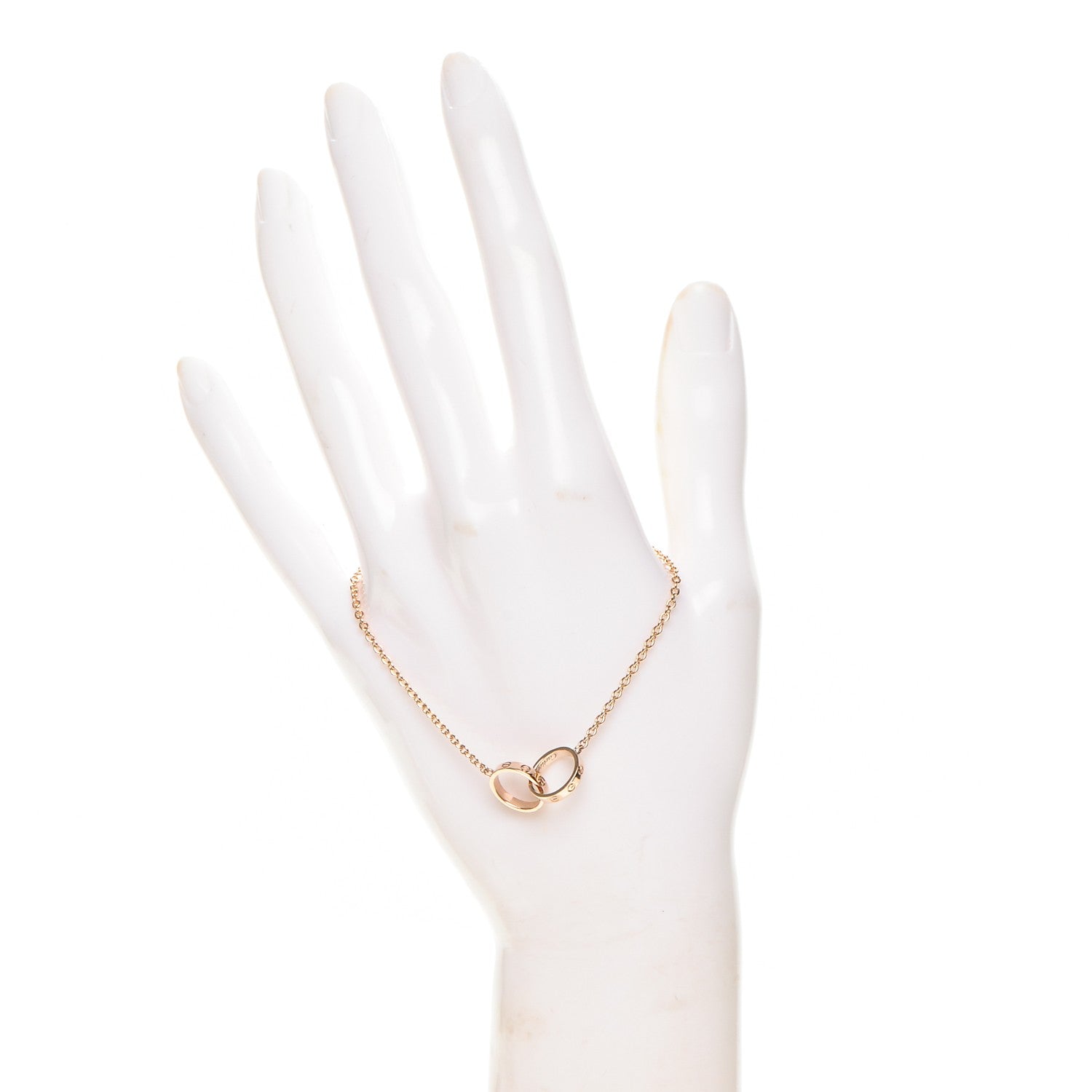 Cartier 18K Pink Gold Interlocking LOVE Bracelet 2 of 6