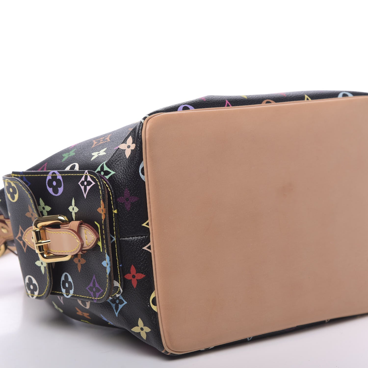 Louis Vuitton Monogram Multicolor Petit Noe Black 8 of 10