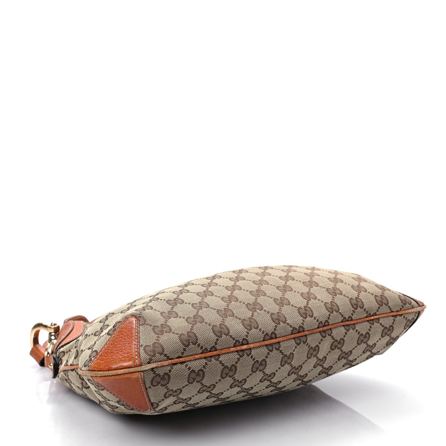 Gucci Monogram Creole Hobo Tobacco 4 of 11