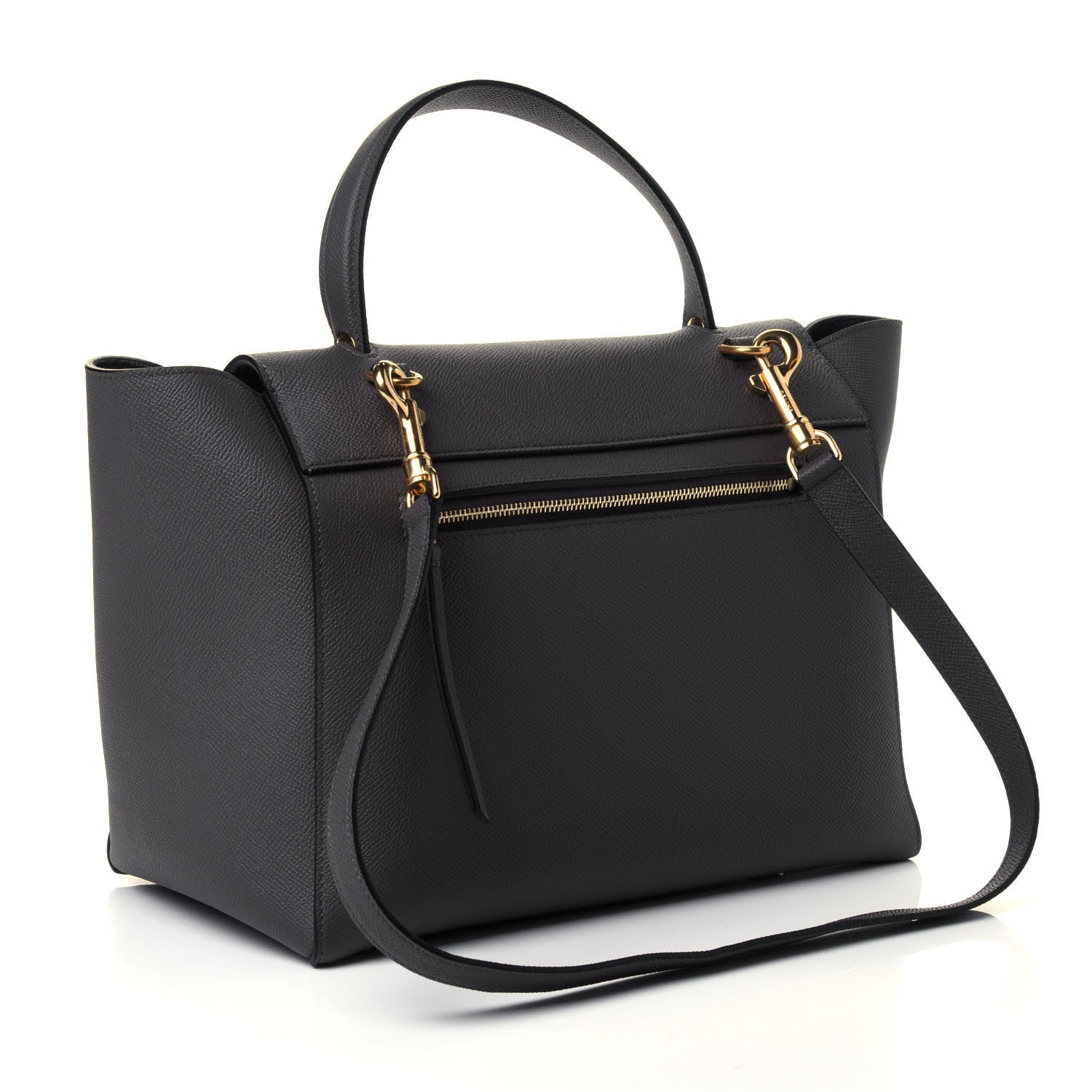 Celine Grained Calfskin Mini Belt Bag Grey 2 of 4