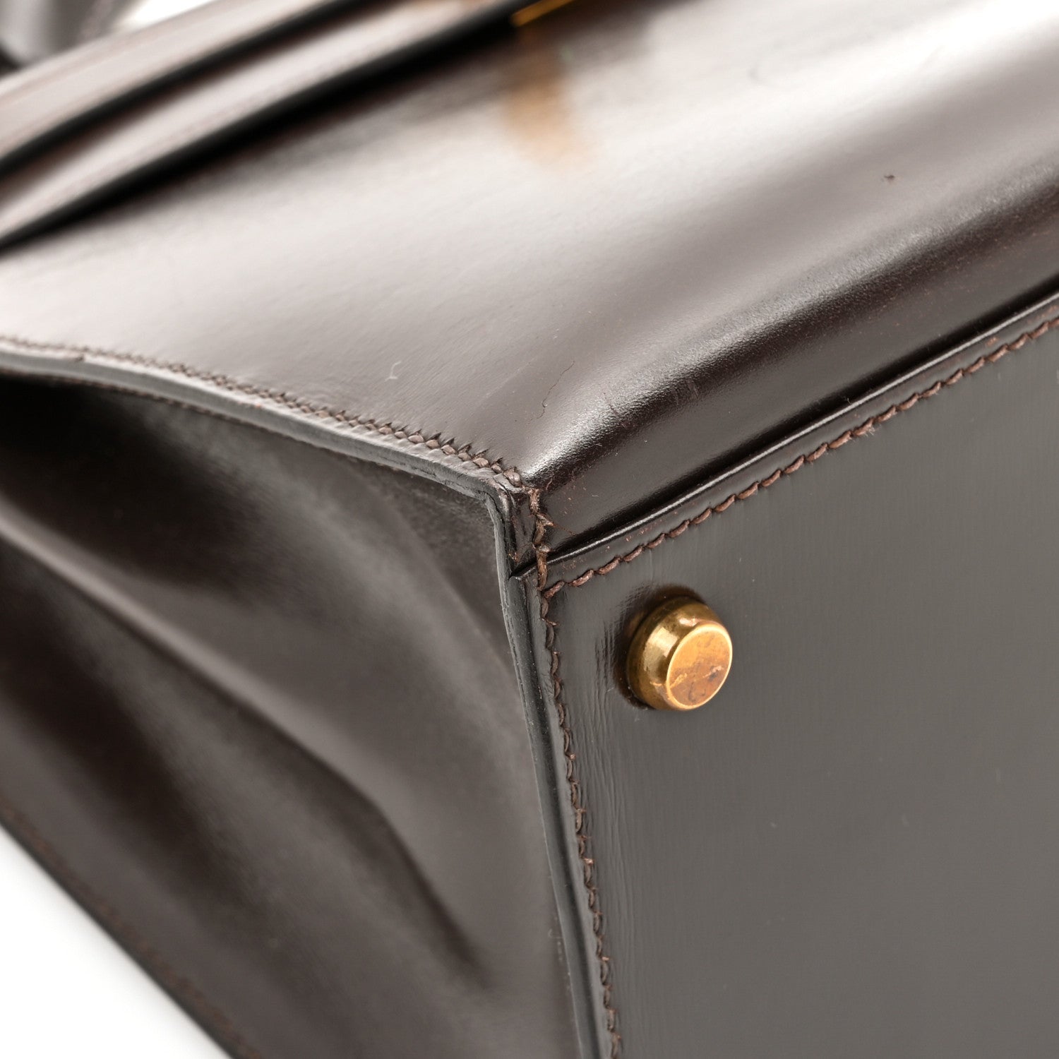 Hermes Box Kelly Sellier 28 Chocolate 13 of 18