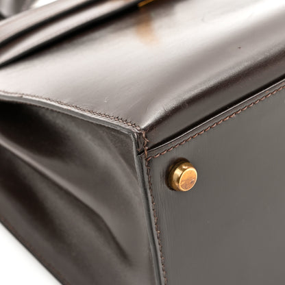 Hermes Box Kelly Sellier 28 Chocolate 13 of 18
