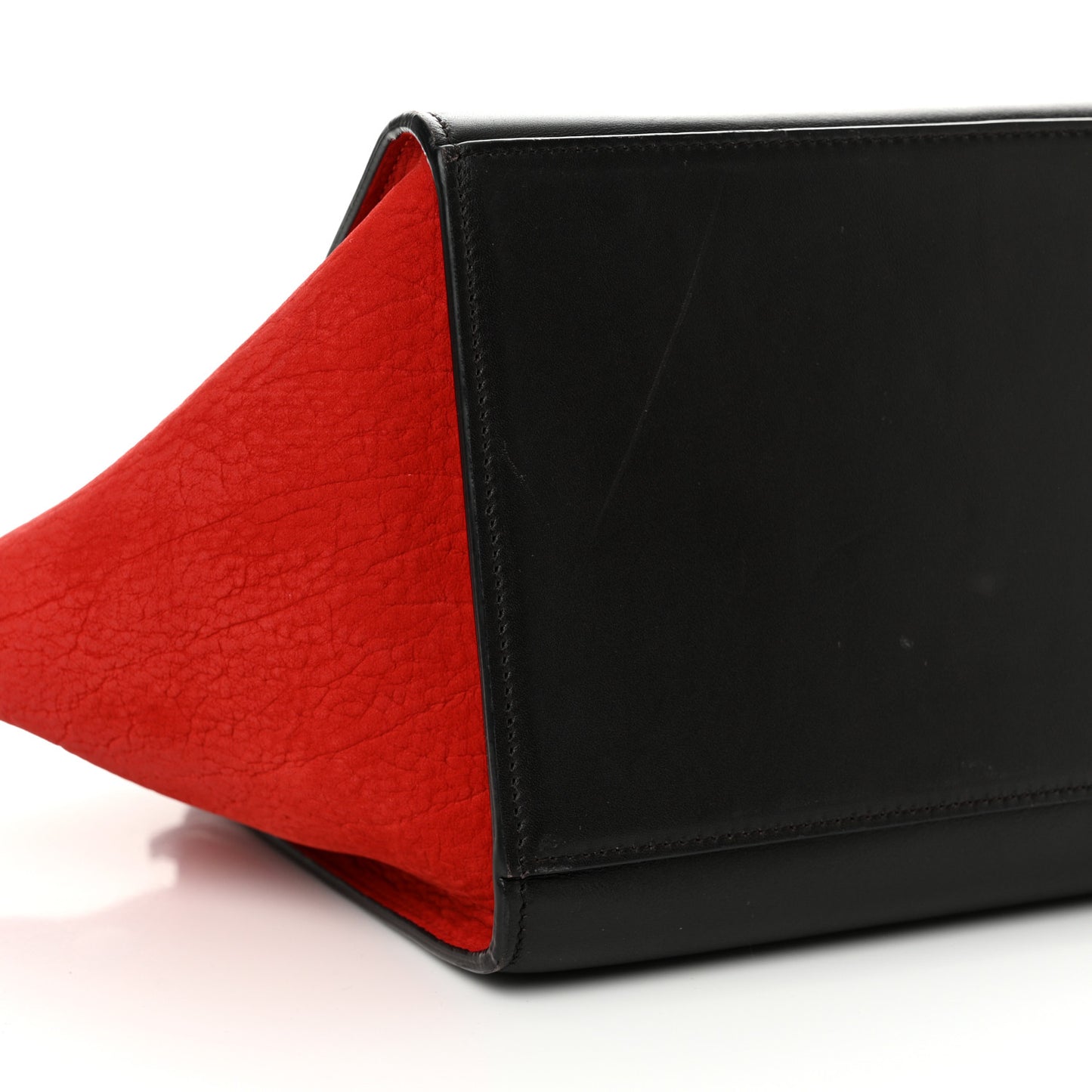 Bullhide Calfskin Small Tri-Color Trapeze Taupe