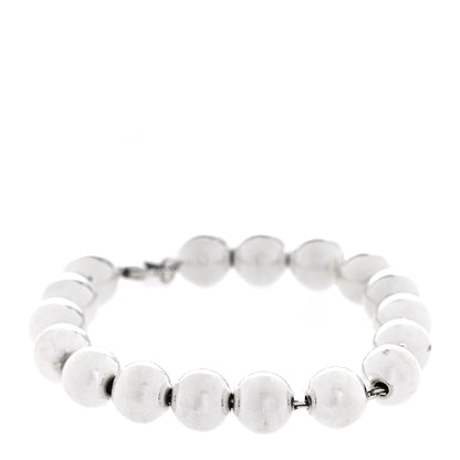 Tiffany Sterling Silver 10mm HardWear Ball Bracelet 1 of 5