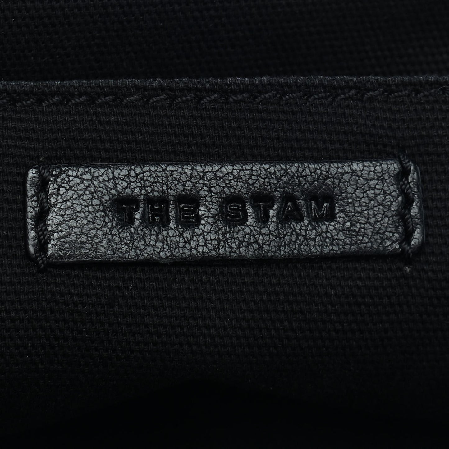 Calfskin Quilted Stam Black