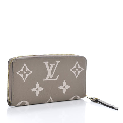 Louis Vuitton Empreinte Monogram Giant Zippy Wallet Tourterelle Creme 3 of 9