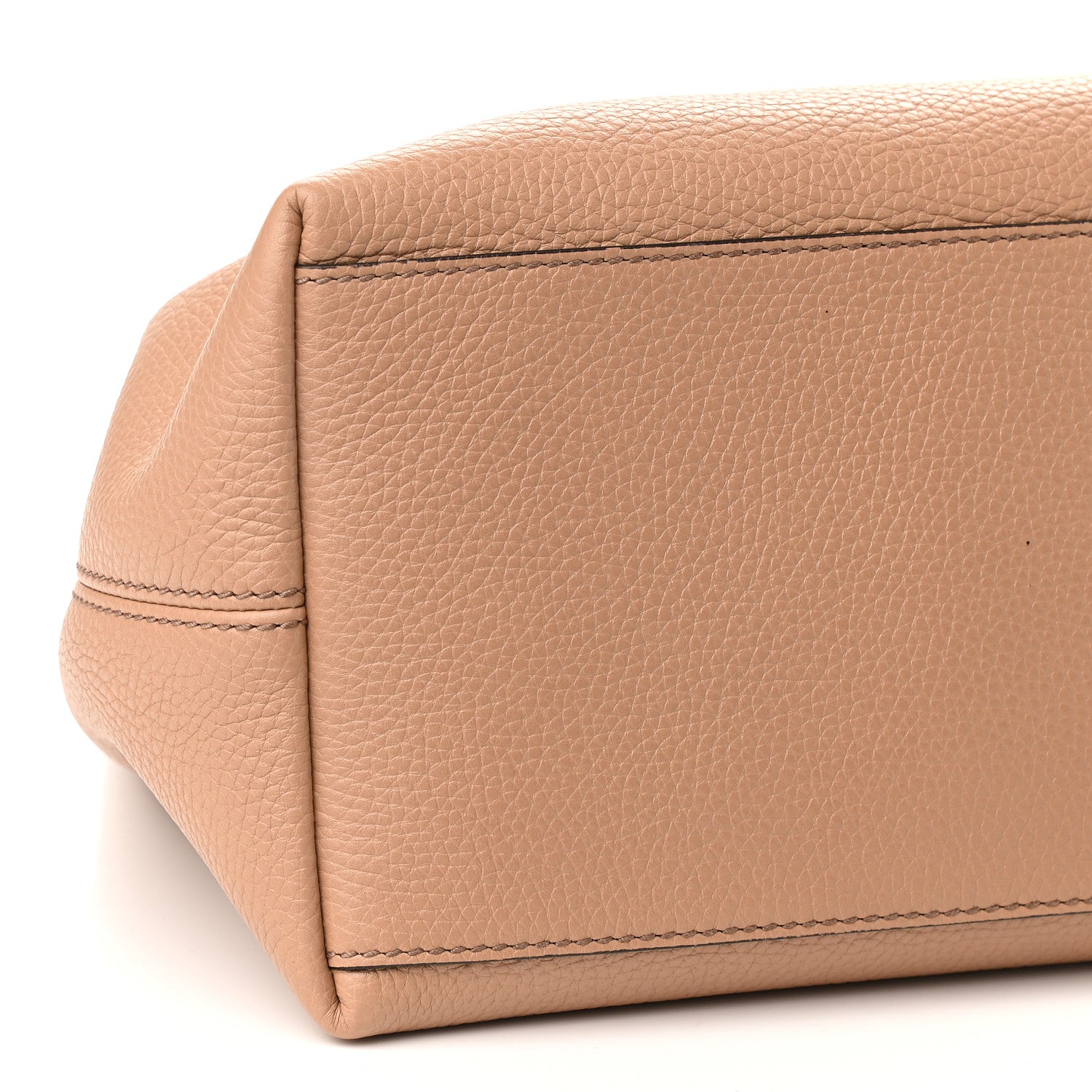 Gucci Pebbled Calfskin Medium Soho Chain Shoulder Bag Camelia 7 of 8