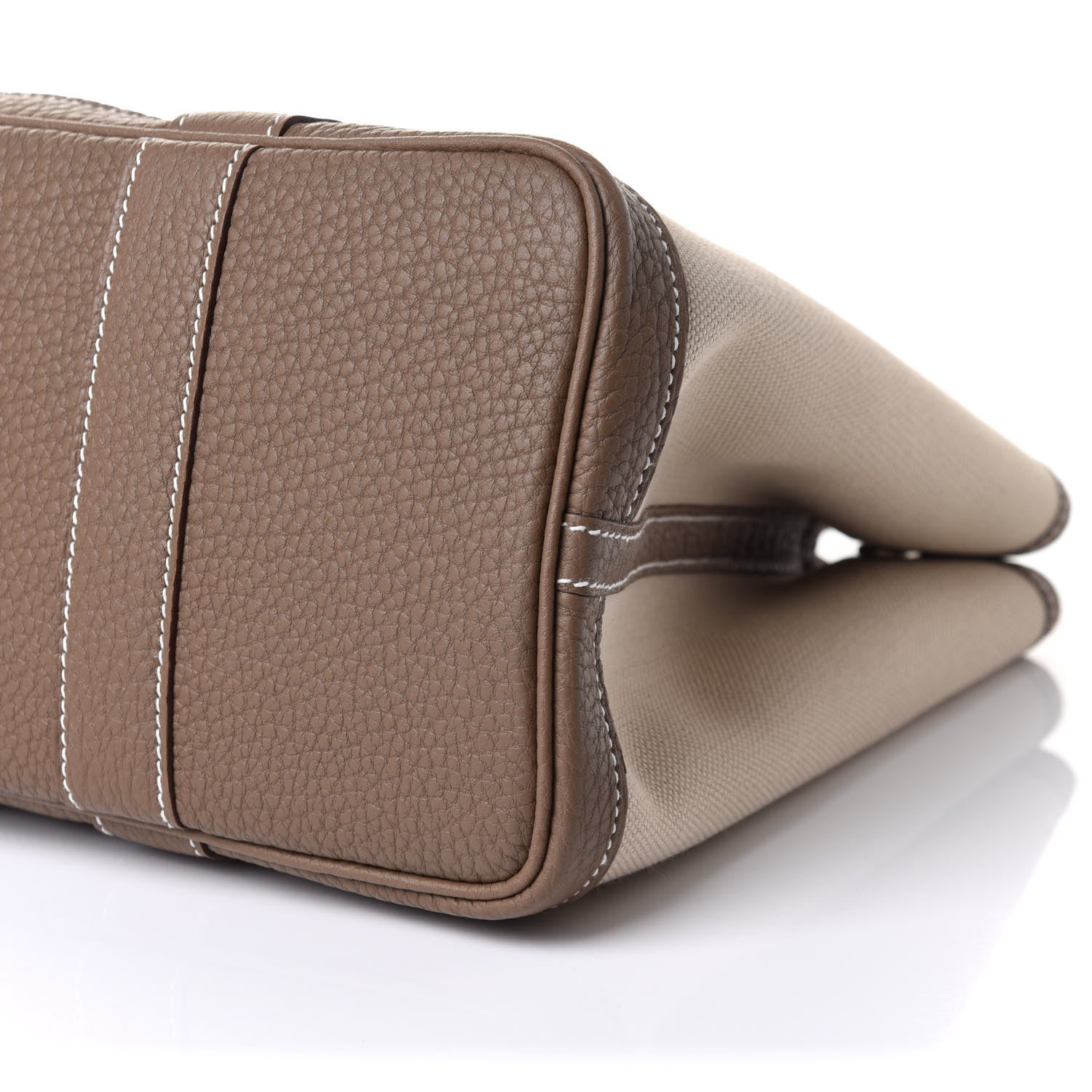 Hermes Twill D Negonda Garden Party 30 TPM Tote Beton Etoupe 9 of 10