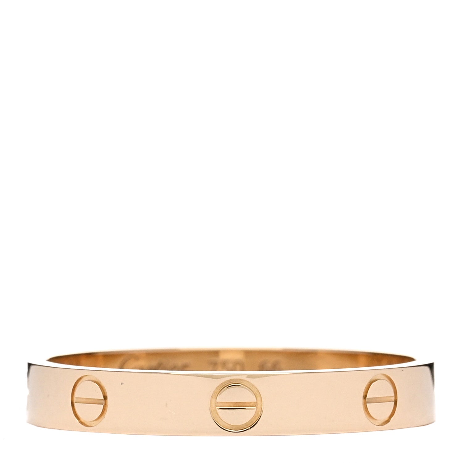 Cartier 18K Yellow Gold 3.5mm LOVE Wedding Band Ring 66 11.5 1 of 5