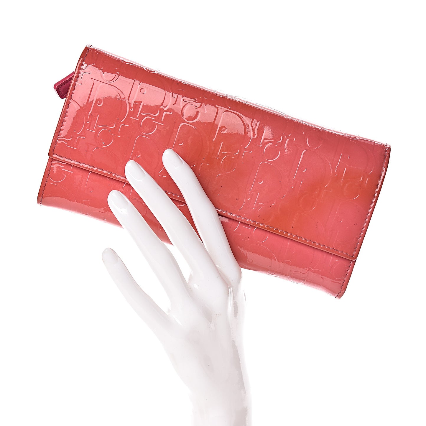 Patent Ultimate Chain Wallet Fushia
