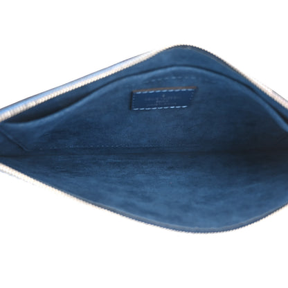 Louis Vuitton Epi Neverfull MM Indigo 7 of 11