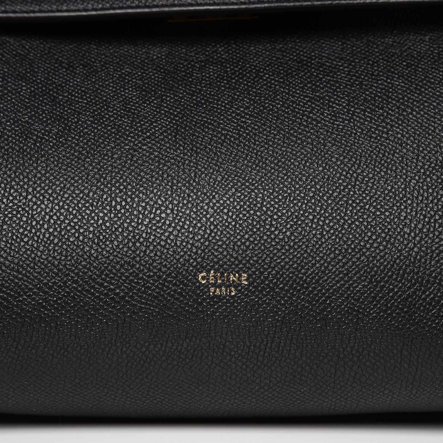 Grained Calfskin Mini Belt Bag Black