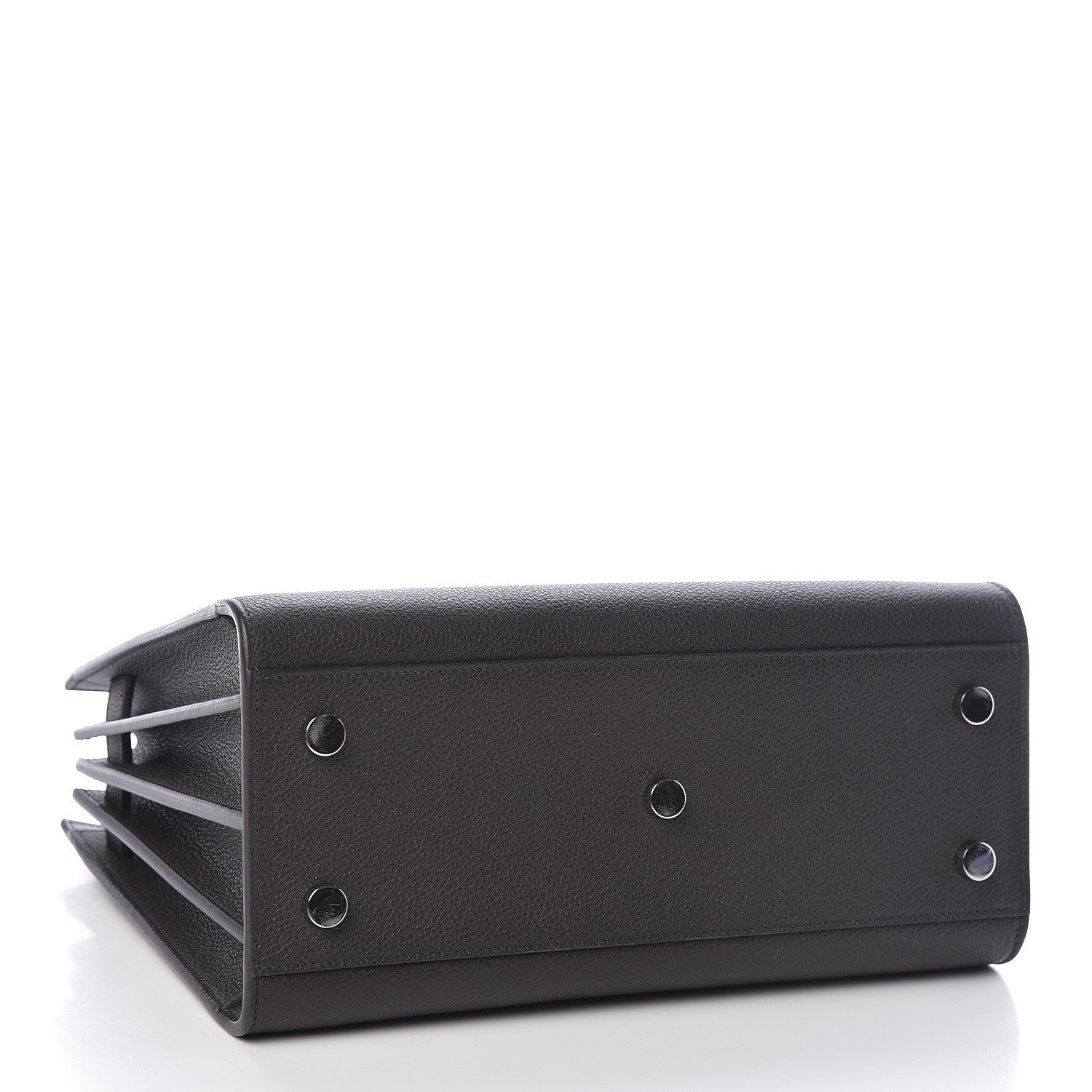 Saint Laurent Grained Calfskin Baby Sac De Jour Coal 4 of 10