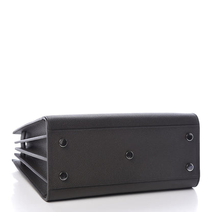 Saint Laurent Grained Calfskin Baby Sac De Jour Coal 4 of 9
