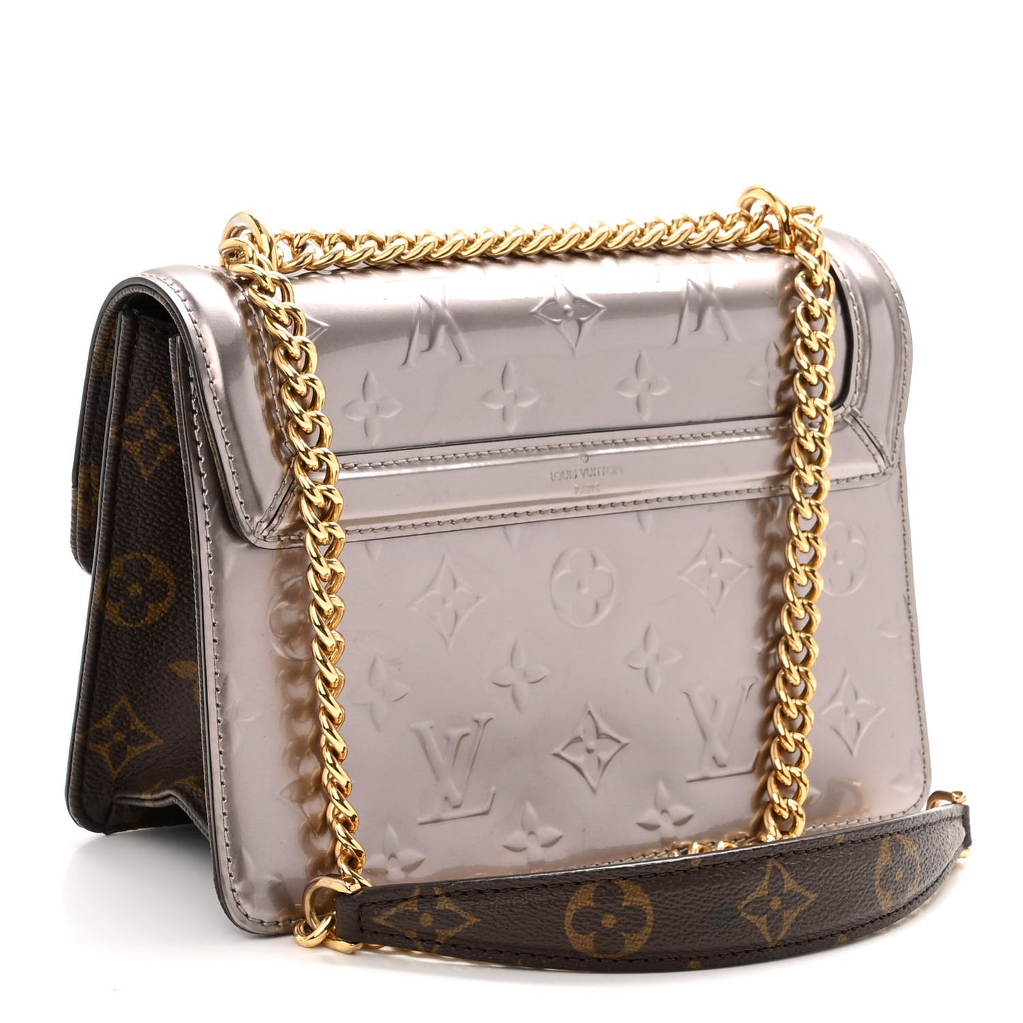Vernis Epi Monogram Wynwood Metallic Taupe Grey