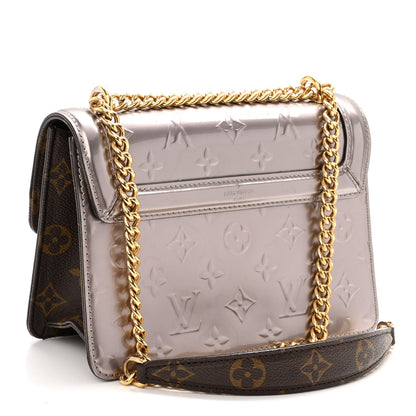 Louis Vuitton Vernis Epi Monogram Wynwood Metallic Taupe Grey 3 of 10