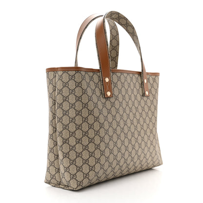Gucci GG Plus Monogram Medium Signature Web Loop Tote Brown 3 of 10