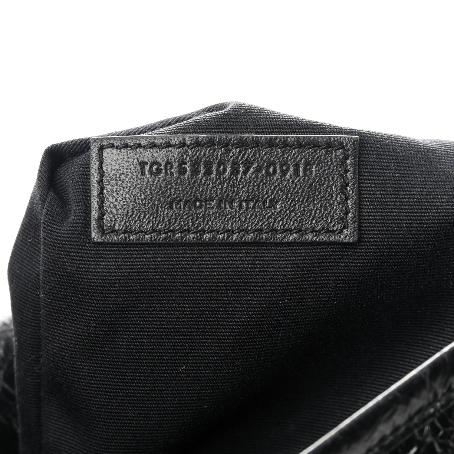 Saint Laurent Crinkled Calfskin Matelasse Monogram Medium Niki Chain Satchel Black 7 of 12