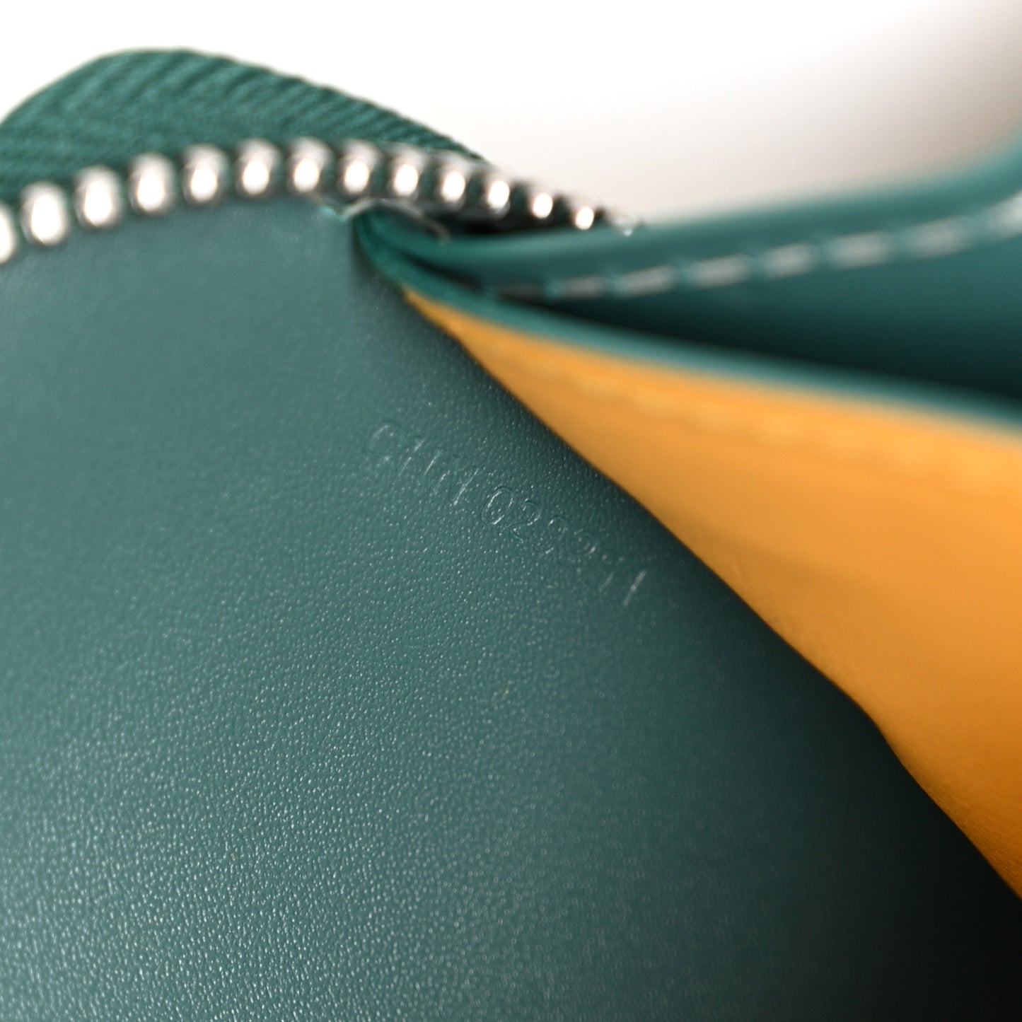 Goyardine Matignon Zip Around GM Wallet Green