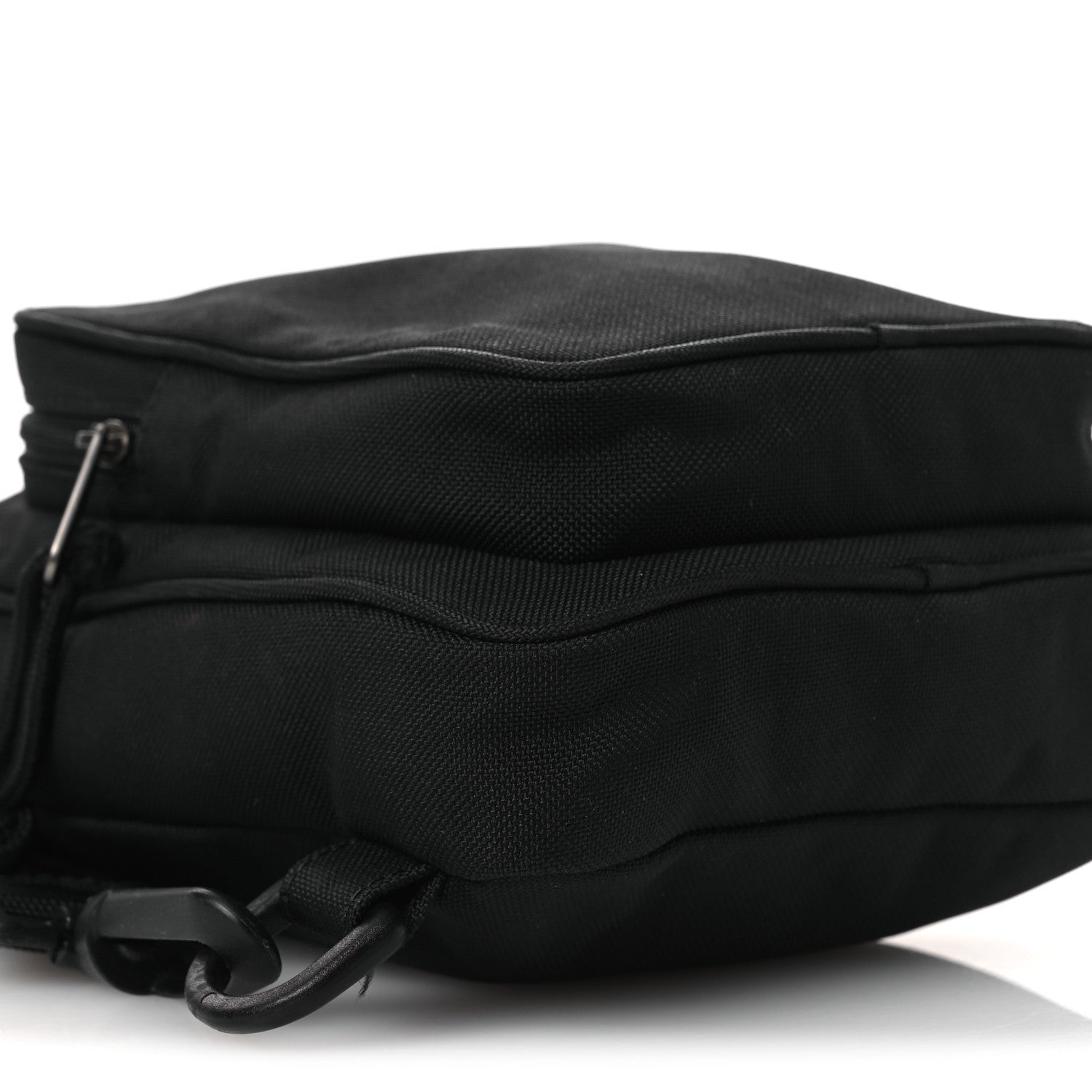 Balenciaga Nylon Logo Explorer Crossbody Messenger Bag Black 9 of 16