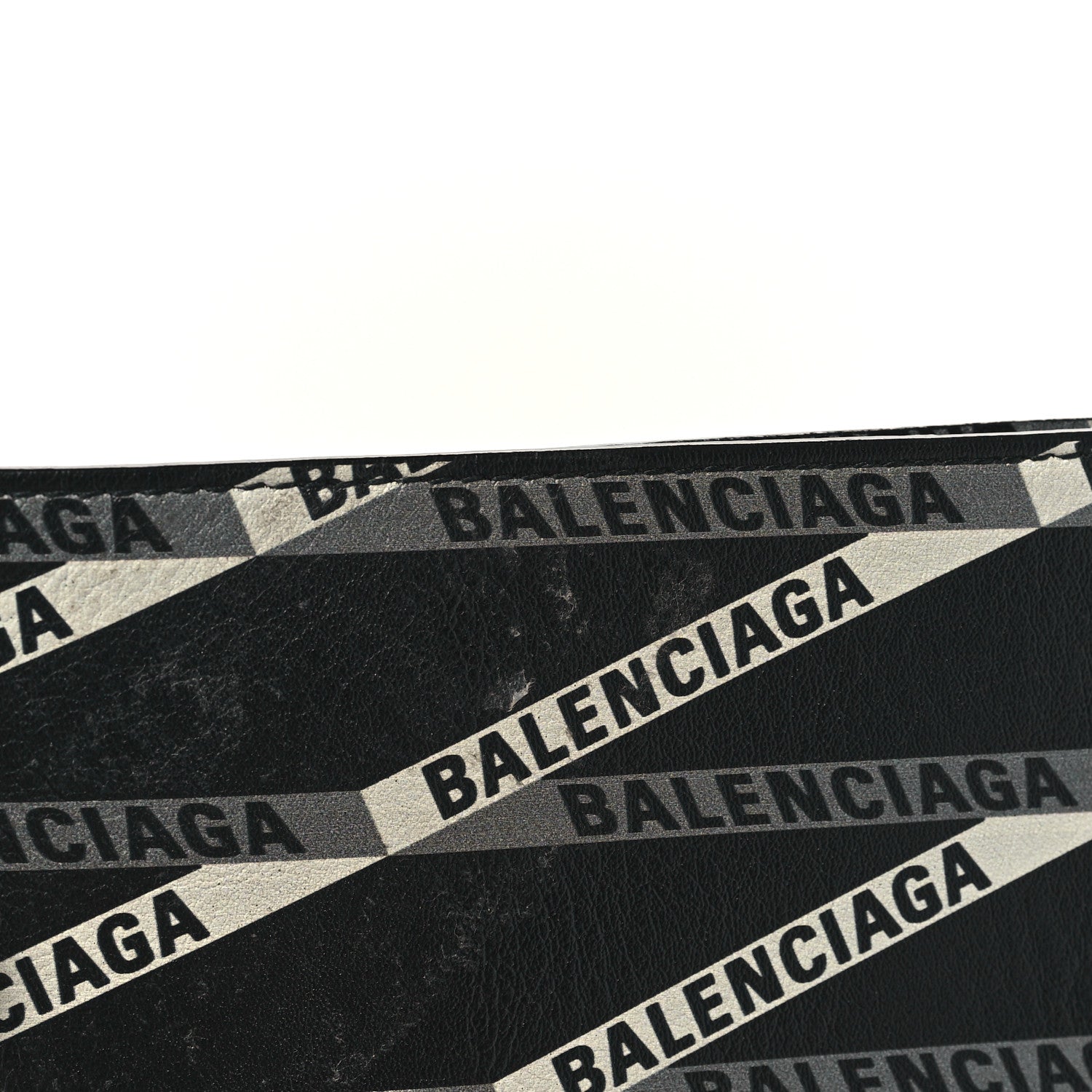 Balenciaga Calfskin Losange Monogram Plastic Tote Black Grey 10 of 10