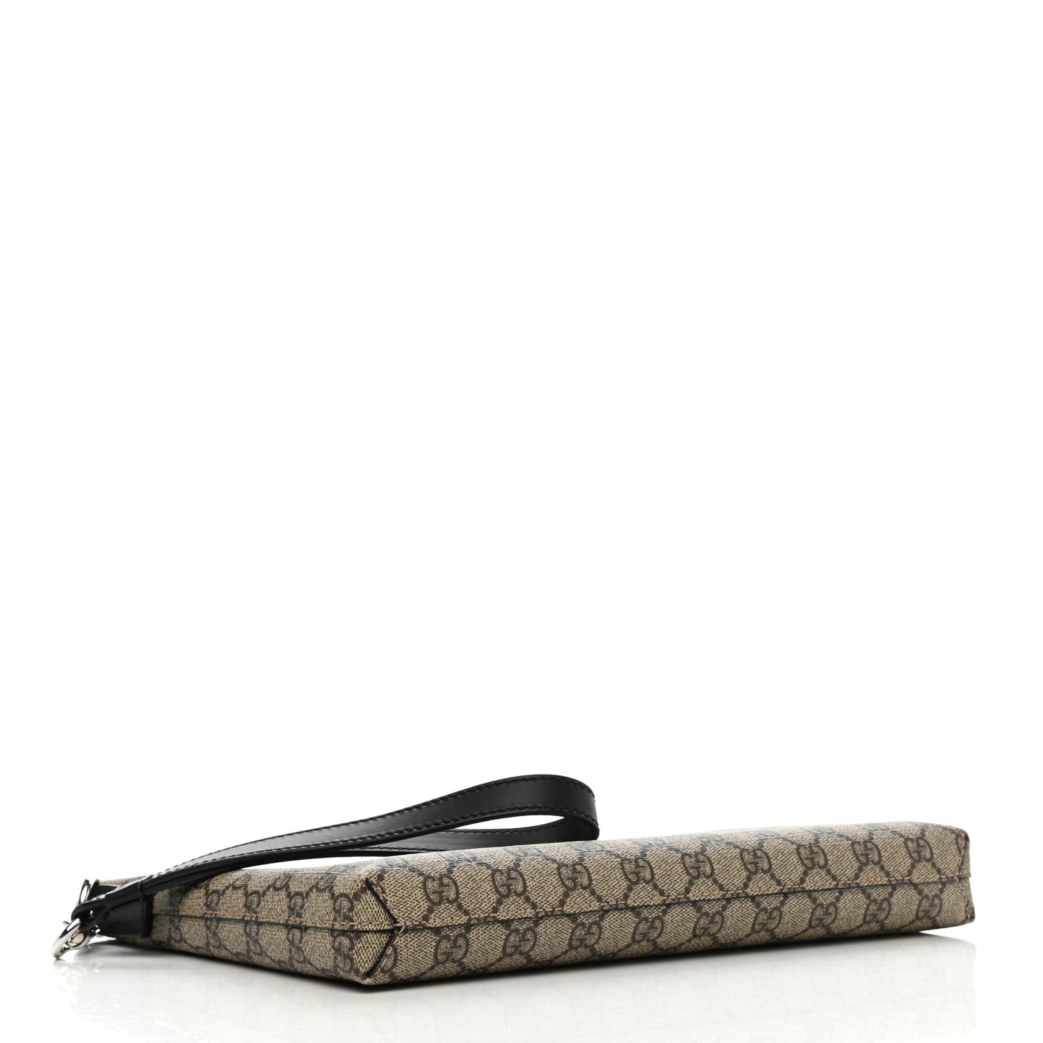 Gucci GG Supreme Monogram Mens Wristlet Black 4 of 11