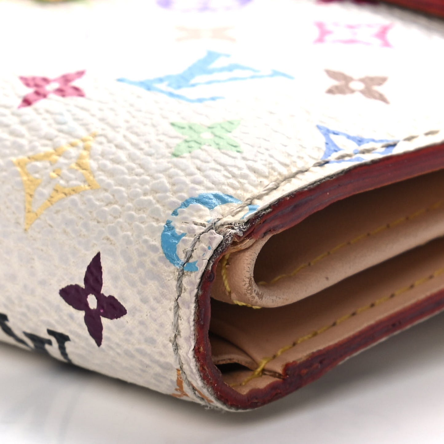 Monogram Multicolor Koala Wallet White