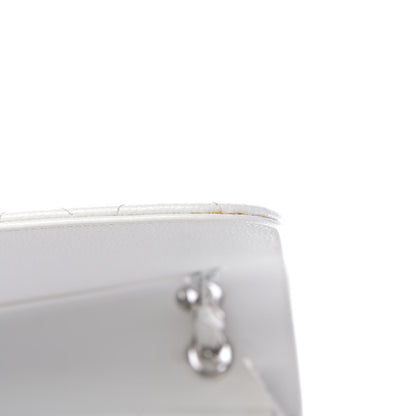 Chanel Caviar Quilted Jumbo Double Flap White 14 of 14