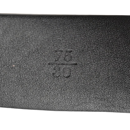 Chanel Calfskin Pearl Crystal CC Belt 75 30 Black 5 of 8
