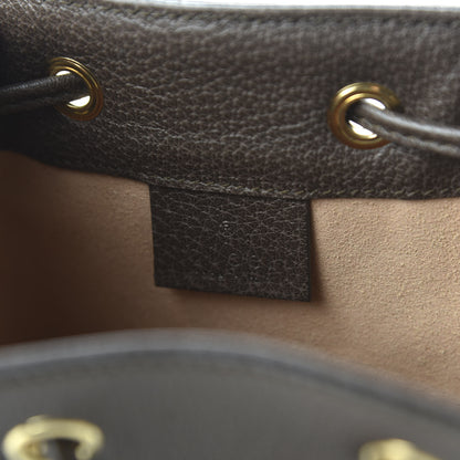 Gucci GG Supreme Monogram Web Mini Ophidia Bucket Bag Brown 8 of 11