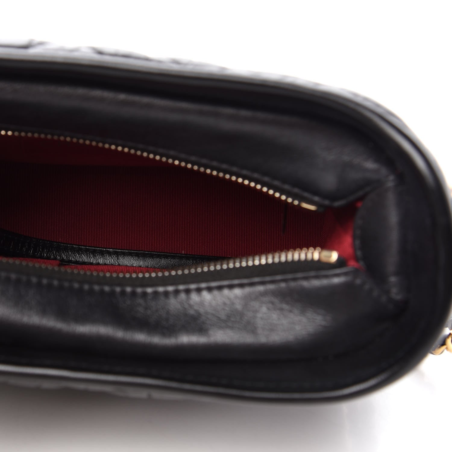 Chanel Aged Calfskin Chevron Quilted Small Gabrielle Hobo Black 5 of 11