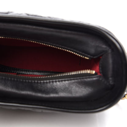 Chanel Aged Calfskin Chevron Quilted Small Gabrielle Hobo Black 5 of 11