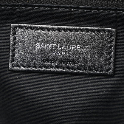 Saint Laurent Lambskin Mixed Matelasse Joan Bowling Bag Black 6 of 12