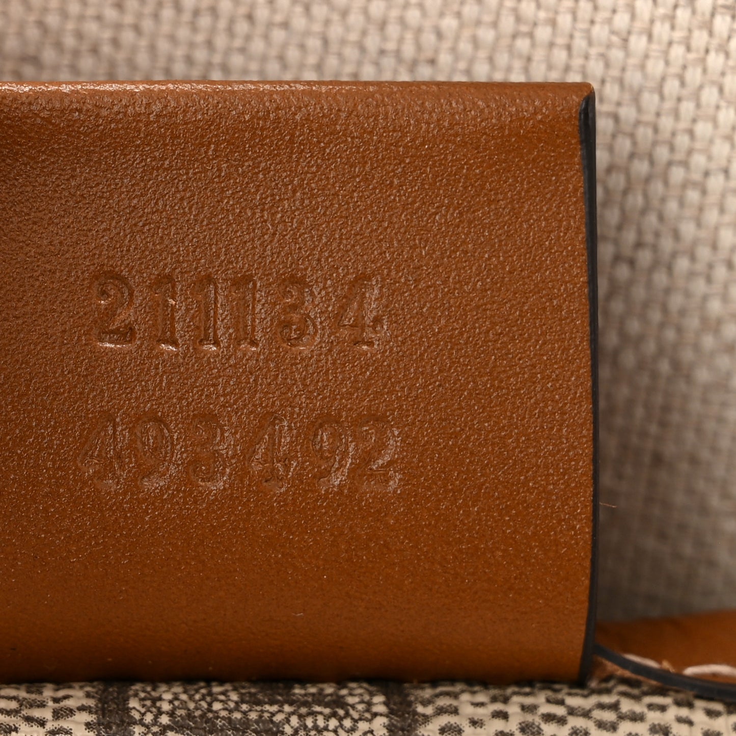 GG Plus Monogram Medium Signature Web Loop Tote Light Brown
