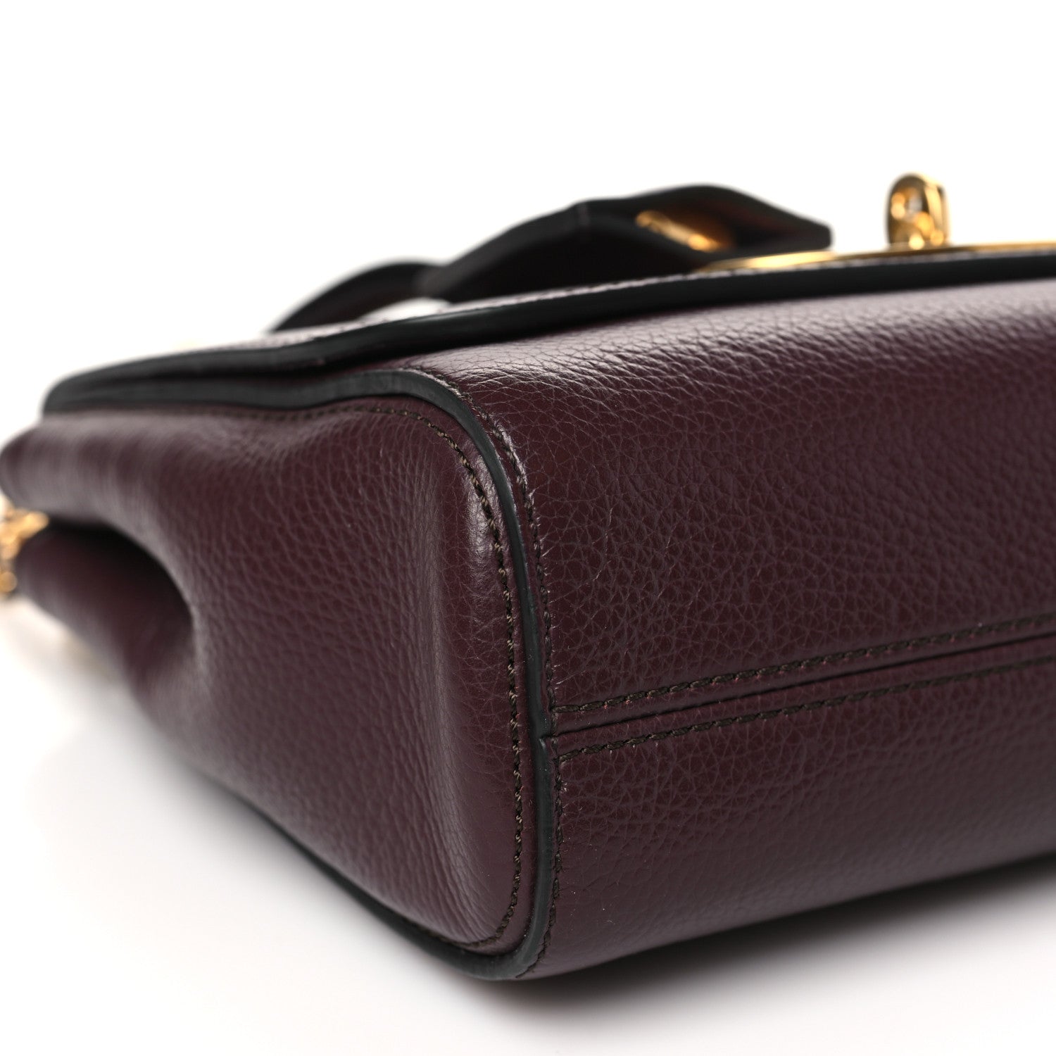 Mulberry Small Classic Grain Calfskin Small Lily Flap Oxblood 8 of 9