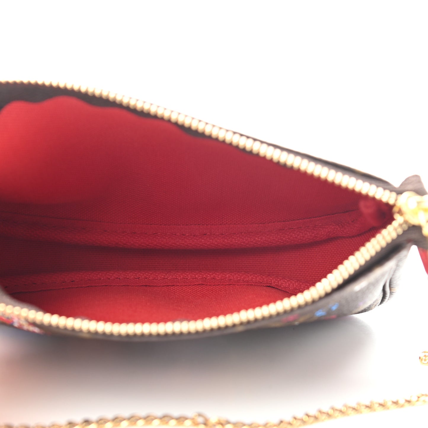 Monogram 2020 Christmas Animation Bumper Cars Mini Pochette Accessories Coquelicot