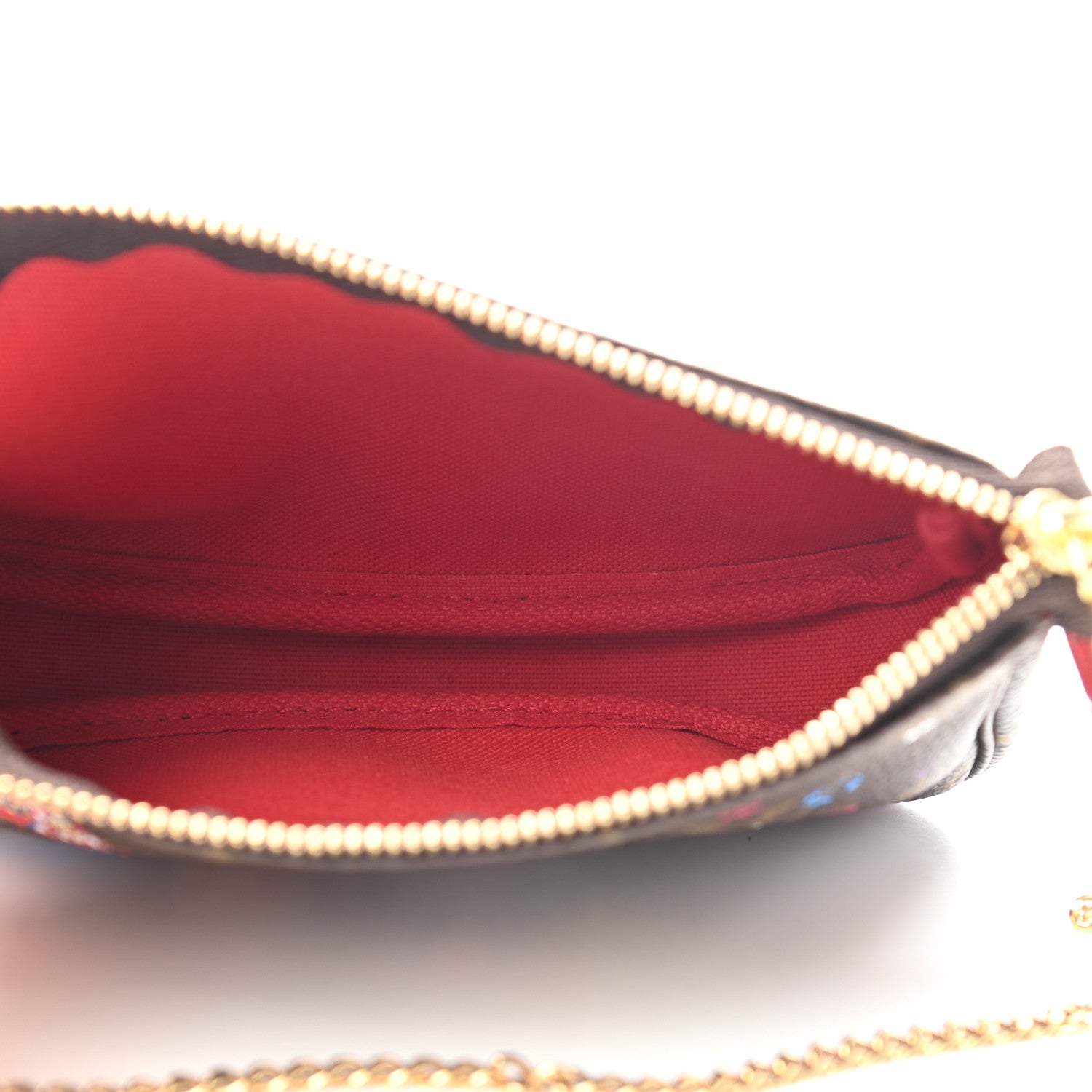Louis Vuitton Monogram 2020 Christmas Animation Bumper Cars Mini Pochette Accessories Coquelicot 5 of 9