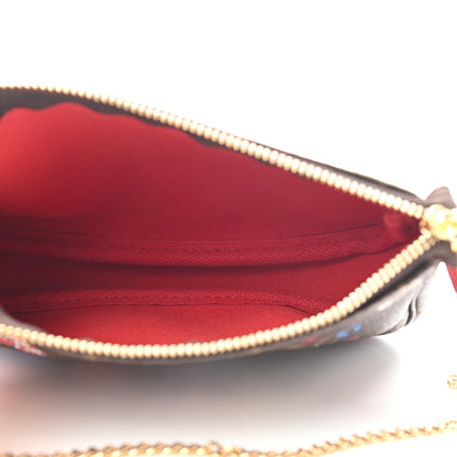 Louis Vuitton Monogram 2020 Christmas Animation Bumper Cars Mini Pochette Accessories Coquelicot 5 of 9