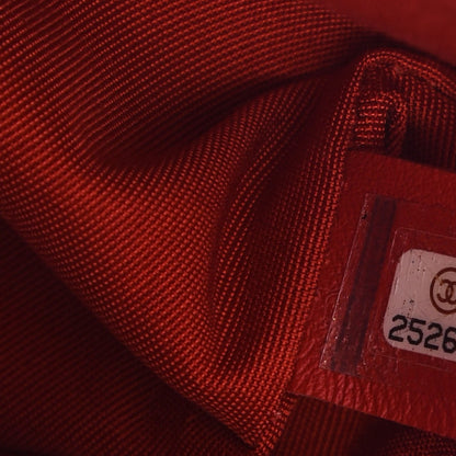 Chanel Caviar Chevron Quilted Medium Boy Flap Red 10 of 10