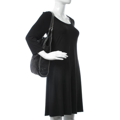 Stella McCartney Shaggy Deer Small Falabella Tote Black 2 of 7