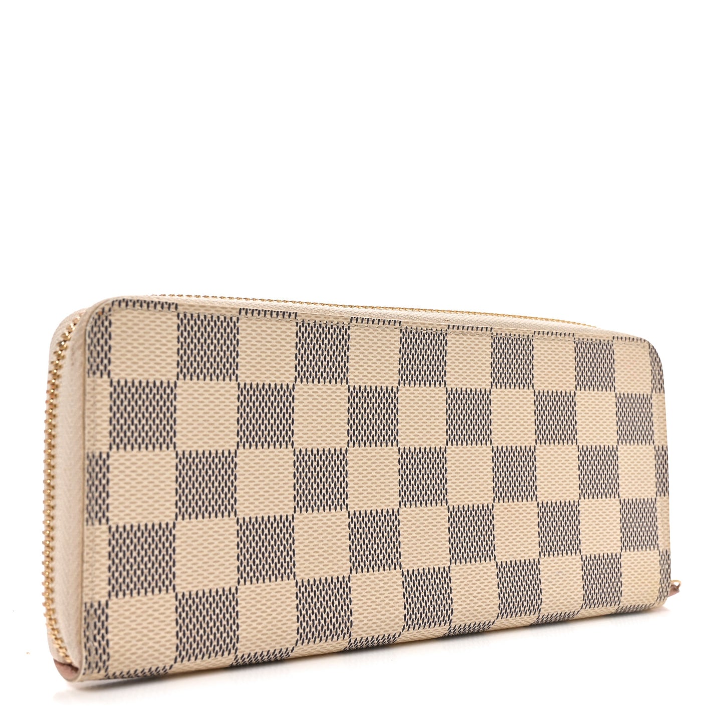 Damier Azur Clemence Wallet Rose Ballerine