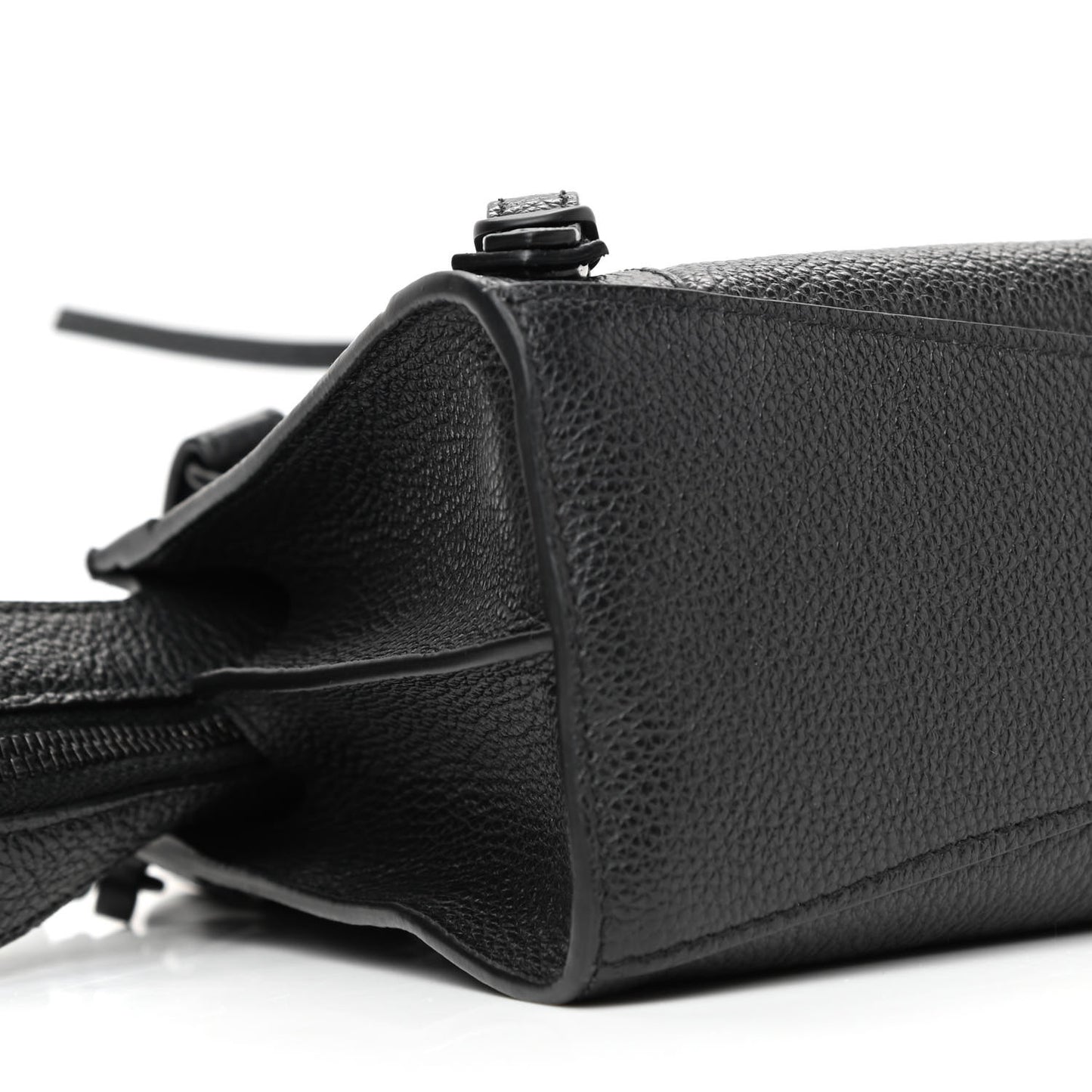 Grained Calfskin Neo Classic Black Hardware Mini City Black