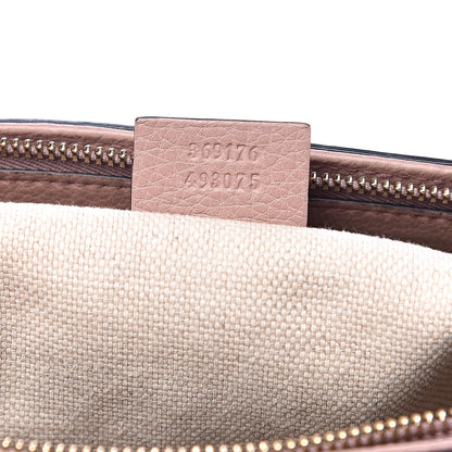 Gucci Pebbled Calfskin Small Soho Top Handle Bag Light Pink 7 of 11
